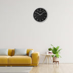 Seiko Clocks Silver Wall Clock QHA009S