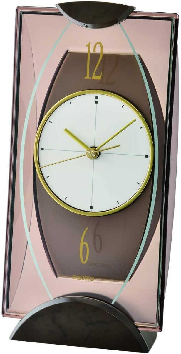 Seiko Clocks Mantel Clock Brown QXG103B