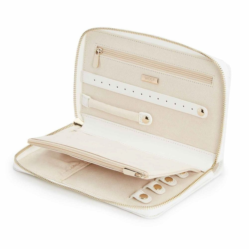 Wolf Maria Zip Jewellery Portfolio White 766453