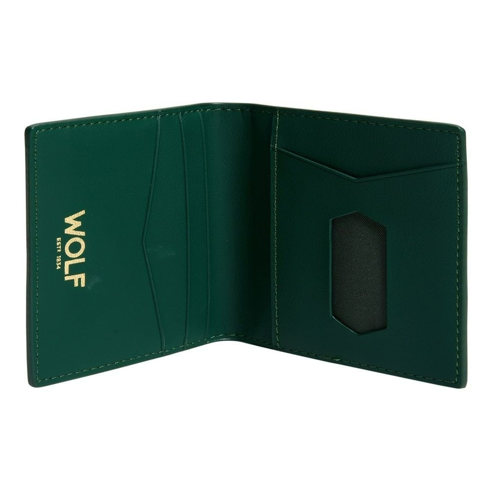 Wolf Signature ID Card Case Green 776330