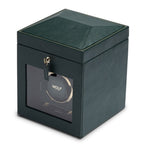 Wolf British Racing Single Watch Winder with Storage Green 792141