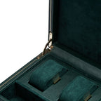 Wolf British Racing Single Watch Winder with Storage Green 792141