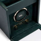 Wolf British Racing Single Watch Winder with Storage Green 792141