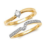 9ct Yellow Gold Diamond Bridal Set RD170B