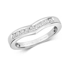 9ct White Gold Diamond Dress Ring 0.33 CT