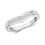 9ct White Gold Diamond Dress Ring 0.33 CT