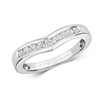 9ct White Gold Diamond Dress Ring 0.33 CT
