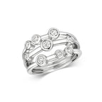 18ct White Gold Diamond Dress Ring 0.5 CT