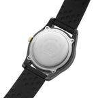 Lorus Ladies Watch with Black Dial and Black Rubber Strap RG267TX9