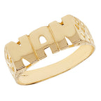 9ct Yellow Gold Nan Ring