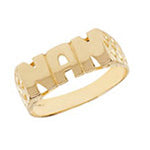 9ct Yellow Gold Nan Ring