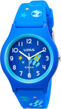Lorus Boys Watch with Blue Dial and Blue Silicone Strap RRX45HX9