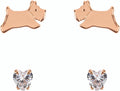 Radley Ladies 18ct Rose Gold Plated Sterling Silver Earrings RYJ1260