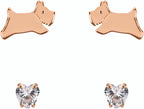 Radley Ladies 18ct Rose Gold Plated Sterling Silver Earrings RYJ1260