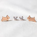 Radley Ladies 18ct Rose Gold Plated Sterling Silver Earrings RYJ1260