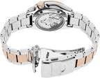 Seiko 5 Sports Mens Automatic Watch with Silver and Rose Gold Bracelet SRPE58K1 **REFURBISHED**
