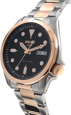 Seiko 5 Sports Mens Automatic Watch with Silver and Rose Gold Bracelet SRPE58K1 **REFURBISHED**