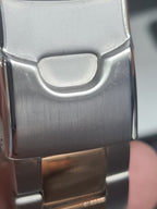Seiko 5 Sports Mens Automatic Watch with Silver and Rose Gold Bracelet SRPE58K1 **REFURBISHED**