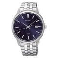 Seiko Mens Neo Classic Analogue Watch with Blue Dial SUR259P1