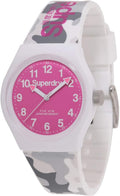 Superdry Mens Watch with White Camo Strap SYG164EP