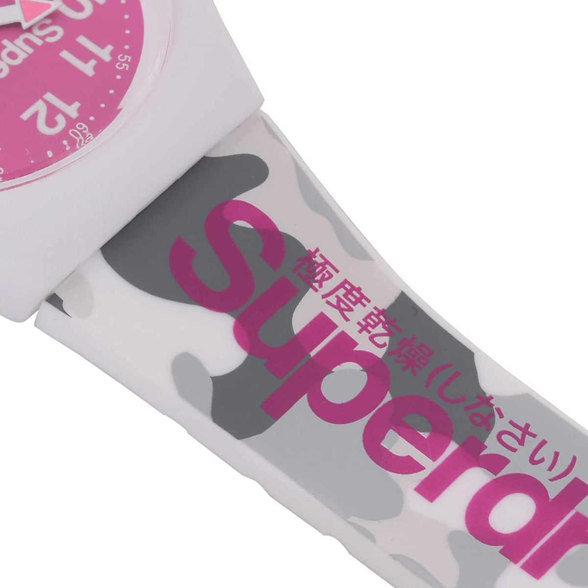 Superdry Mens Watch with White Camo Strap SYG164EP