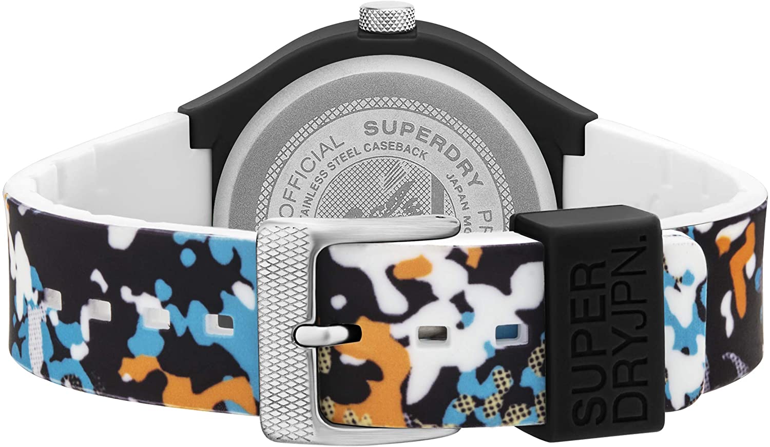 Superdry Urban XL Mens Watch With Silicone Camo Strap SYG295BU