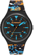 Superdry Urban XL Mens Watch With Silicone Camo Strap SYG295BU