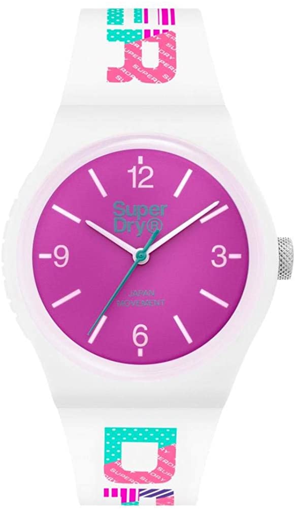 Superdry Urban Retro Ladies Sports Watch with Purple Dial SYL301WP