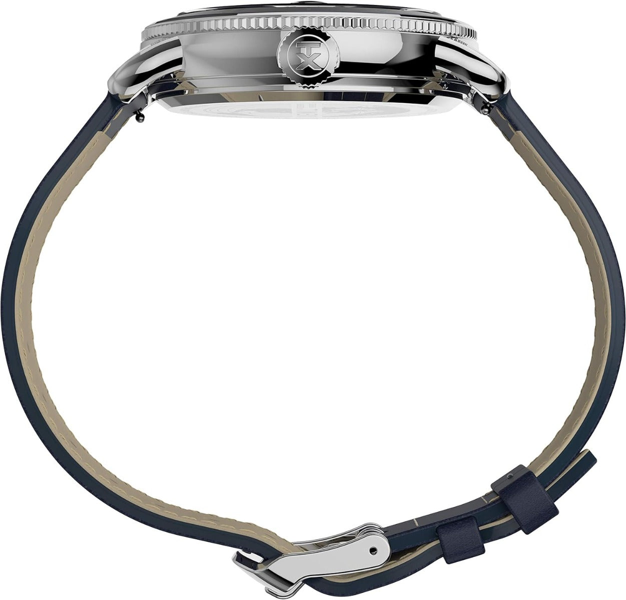 Timex Trend Mens Watch with Black Dial and Blue Strap TW2U01900