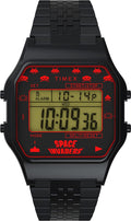 Timex Digital Watch with Black Dial and Black Bracelet TW2V30200