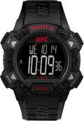 Timex Mens Digital Watch with Black Dial and Black Strap TW4B27400