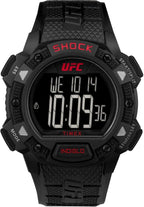 Timex Mens Digital Watch with Black Dial and Black Strap TW4B27400