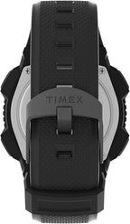 Timex Mens Digital Watch with Black Dial and Black Strap TW4B27400