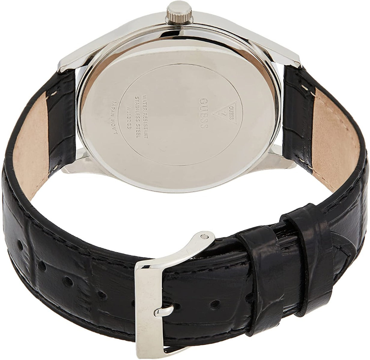 Guess Element Men's Watch with Black Leather Strap W1182G3