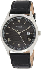 Guess Element Men's Watch with Black Leather Strap W1182G3