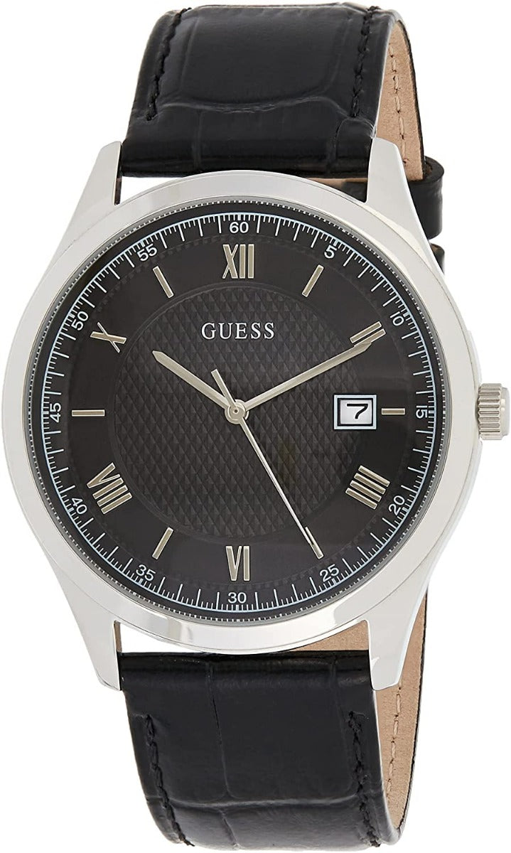 Guess Element Men's Watch with Black Leather Strap W1182G3