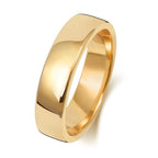 9ct Yellow Gold 5mm Soft Court Wedding Band