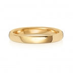 18ct Yellow Gold 2.5mm Soft Court Wedding Band